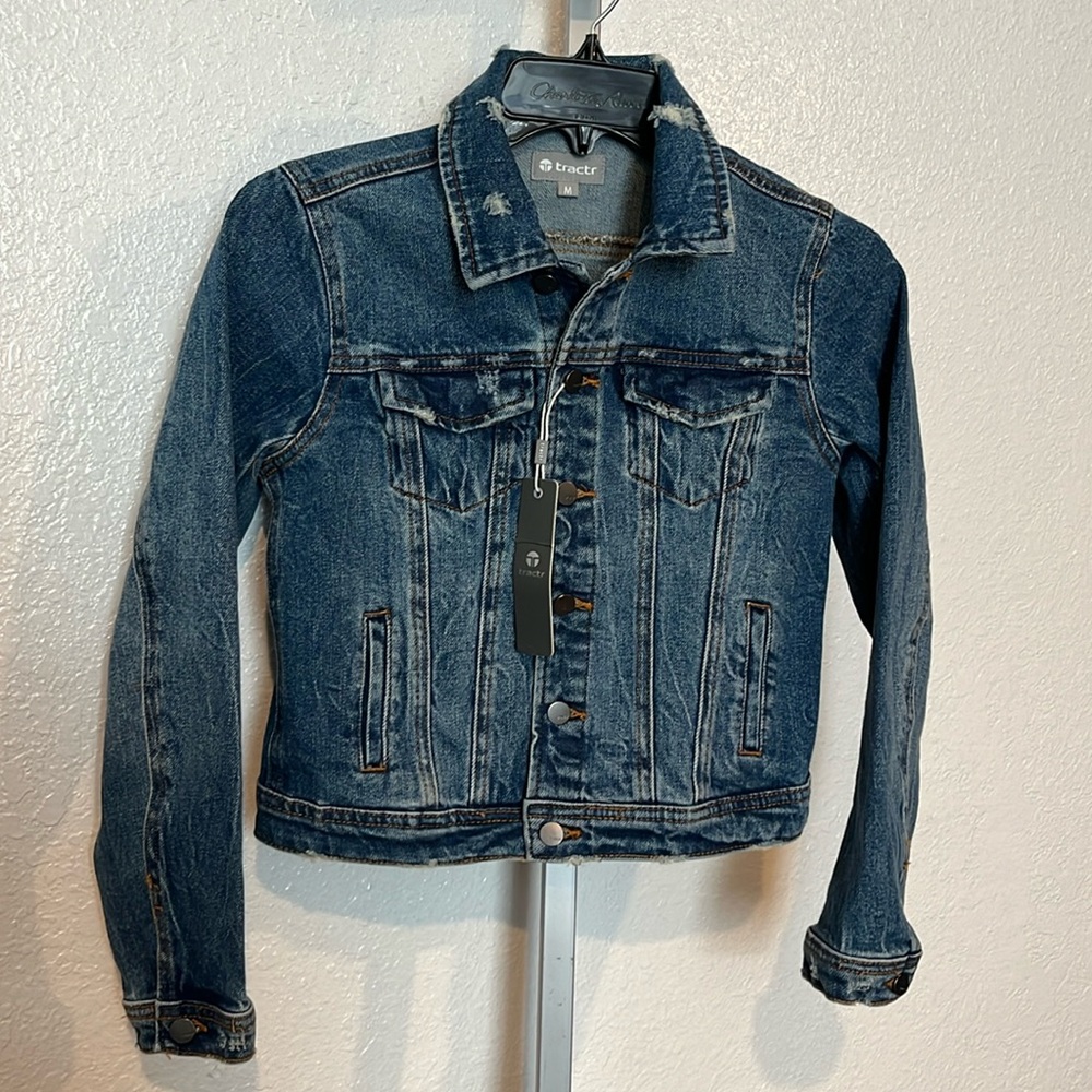 Tractr brand youth denim jean jacket